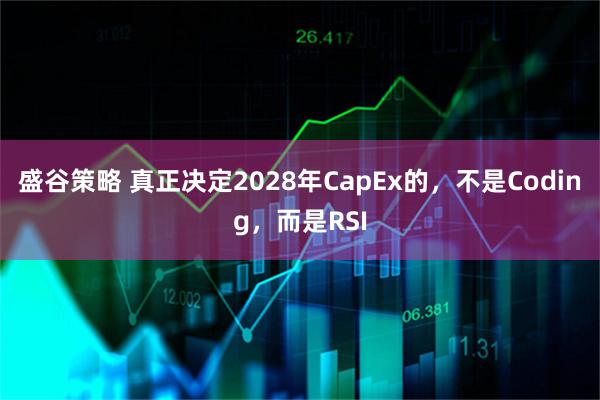 盛谷策略 真正决定2028年CapEx的，不是Coding，而是RSI
